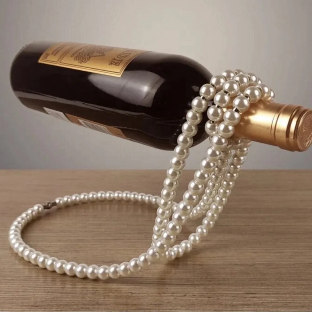 🔥✨New Invisible Pearls Wine bottle stand✨💕
